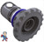 Jet Internal, Waterway,  Power Series, 4-3/4" face diameter, Directional, Deluxe Scallop, Gray
