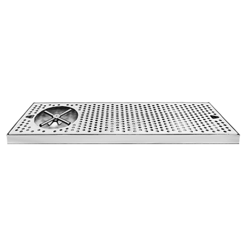 Countertop Drip Tray, 24" x 7", Side Rinser
