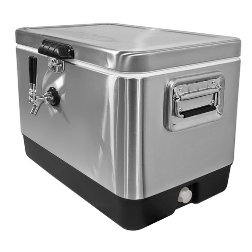 Jockey Box Picnic SS Cooler, 54QT, 1 Faucet, 70' Coil Jockey Box Picnic SS Cooler, 54QT, 1 Faucet, 70' Coil