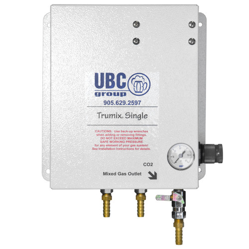 McDantim TrumixTM Blending Panel, Single Outlet Blending Panel, up to 15 kegs/hr, 70N/30CO2