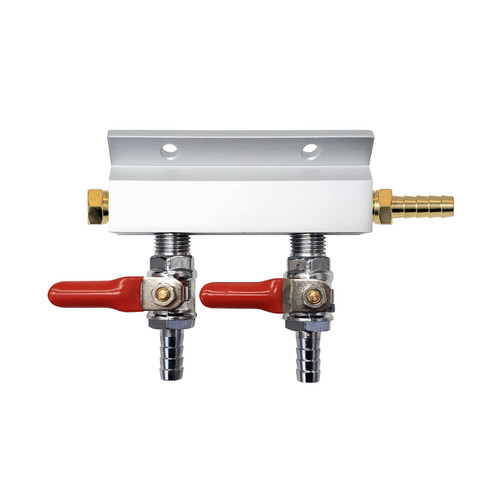 Air Distributor, Two-Way, 5/16" barbs, plug-barb Air Distributor, Two-Way, 5/16" barbs, plug-barb