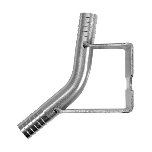 SS Wall bracket  with 3/8" barb