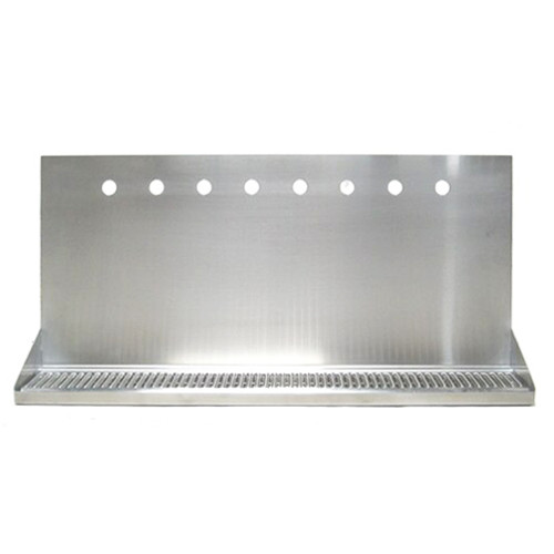 Wall Mount Drip Tray, With Faucet Holes, 24" Wall Mount Drip Tray, With Faucet Holes, 24"