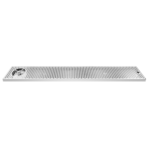 Countertop Drip Tray, 48" x 7", Side Rinser