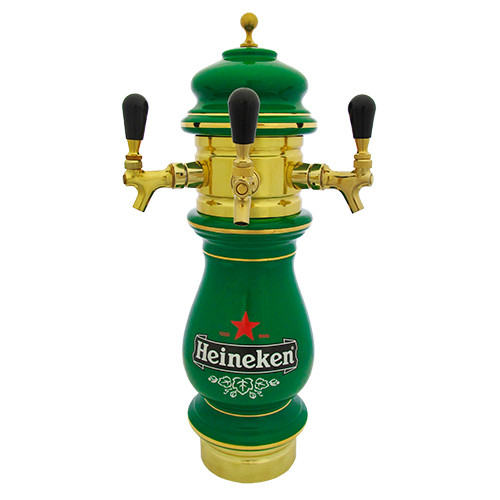 Ceramic beer tower Silva with logo Heineken, 3 taps