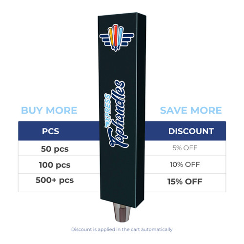 Custom Beer Tap Handle WD-4B Wooden