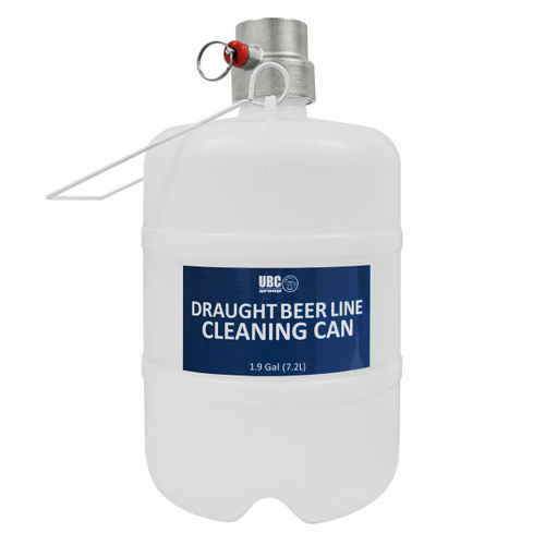1.9 Gallon Plastic Cleaning Can With Metal Head (NO VALVE) 1.9 Gallon Plastic Cleaning Can With Metal Head (NO VALVE)