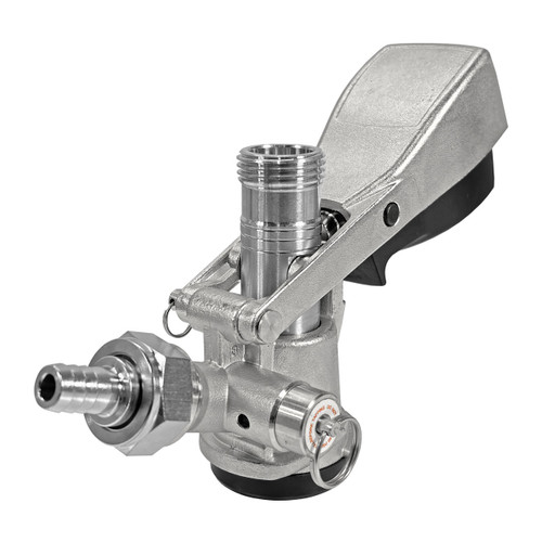 UBC Keg Coupler, D Type, 304 SS Body and Probe, Ergonomic Handle  UBC Keg Coupler, D Type, 304 SS Body and Probe, Ergonomic Handle