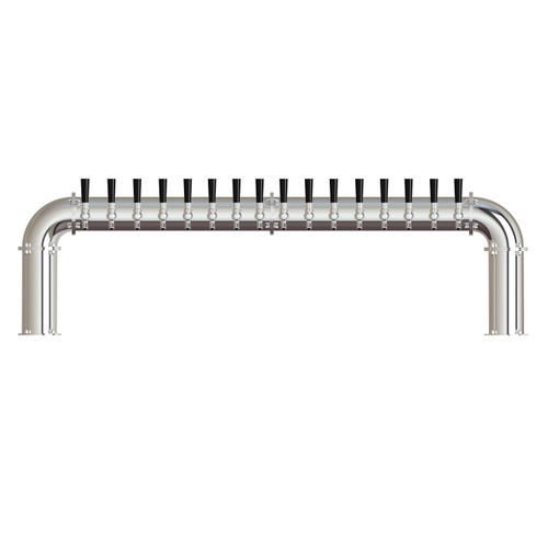 Stainless Steel Tower ARCADIA 16, 4" Body, Polished