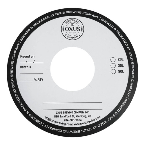 Black and White Keg Collars