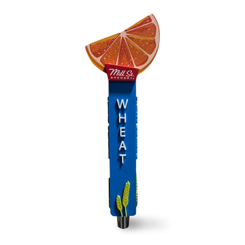 Resin Tap Handle Model R-494, Orange Citrus Wheat
