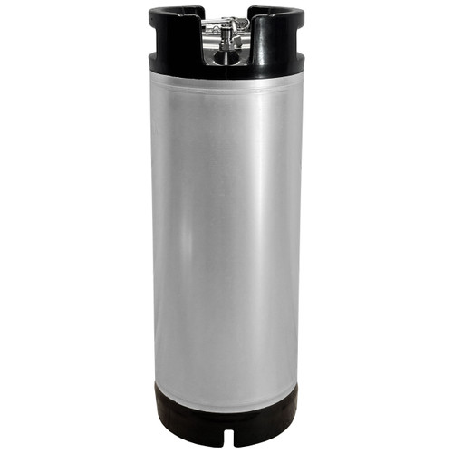 5 gal (19L) Corny Keg, Ball Lock, Rubber Top/Bottom, 304 Stainless Steel