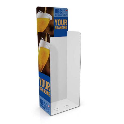 Cardboard Display Economy Stacker, With Full-Body Printing, Custom Branded Cardboard Display Economy Stacker, With Full-Body Printing, Custom Branded