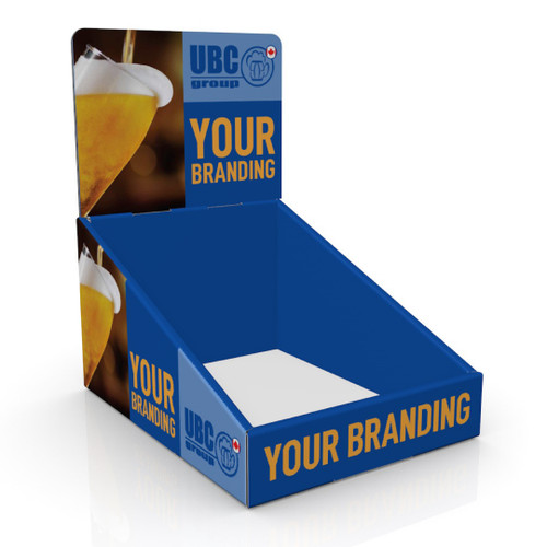 Cardboard Countertop PDQ Tray, With Full-Body Printing, Custom Branded Cardboard Countertop PDQ Tray, With Full-Body Printing, Custom Branded