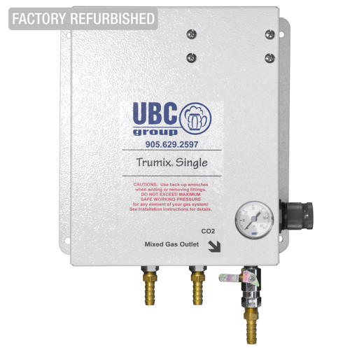 McDantim TrumixTM Blending Panel, Single Outlet Blending Panel, up to 15 kegs/hr, 70N/30CO2- FACTORY REFURBISHED