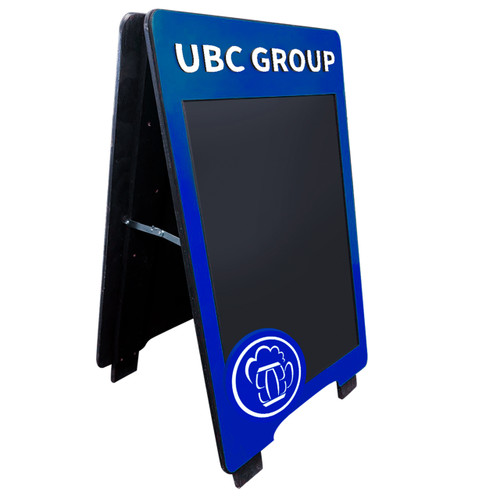 Heavy-Duty A-Frame Folding Chalkboard,Pine Wood, PVC Protective Layer