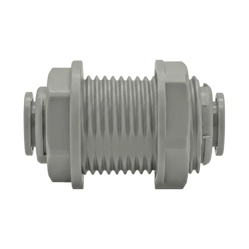 DMfit Fitting, Bulk Head Union 5/16" x 5/16"