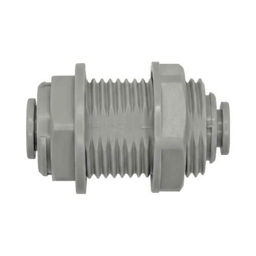 DMfit Fitting, Bulk Head Union 3/8" x 1/4"