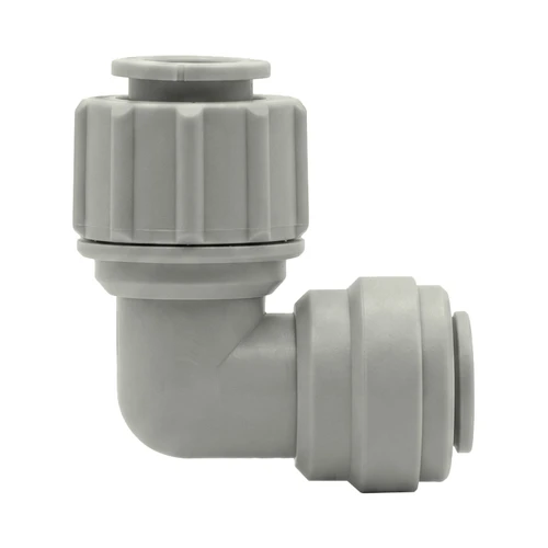 DMfit Fitting, Stainless Steel Union Connector 3/8" - 3/8"