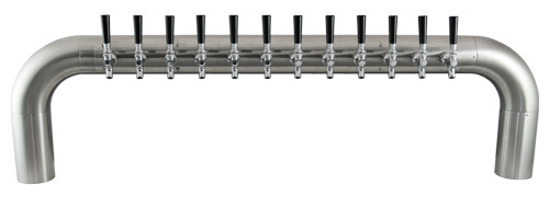 Stainless Steel Tower LARGE DIAMETER EX 4" BRIDGE 12 Lines, COMPLETE