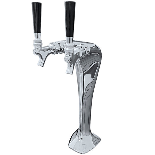 European Style Tower MILANO Double Tap, Chrome European Style Tower MILANO Double Tap, Chrome