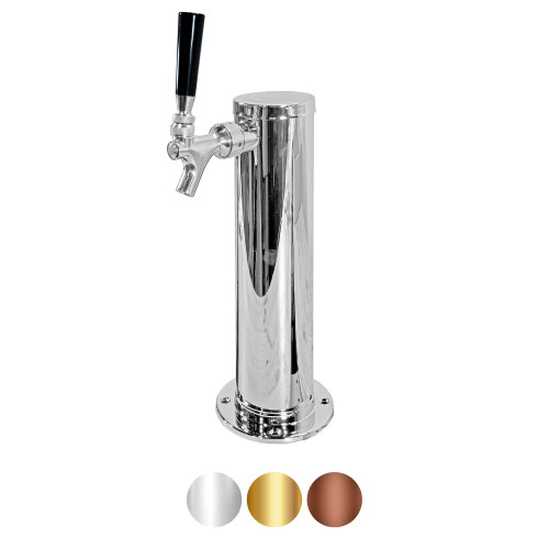 12" High, 3" CYLINDER, 1-Tap, 304 SS Shank/Faucet, Glycol Cooled 12" High, 3" CYLINDER, 1-Tap, 304 SS Shank/Faucet, Glycol Cooled