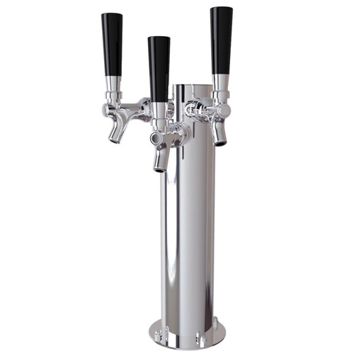 12" High, 3" CYLINDER, 3-Tap, 304 SS Shank/Faucet, Air Cooled 12" High, 3" CYLINDER, 3-Tap, 304 SS Shank/Faucet, Air Cooled