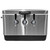 Jockey Box Picnic SS Cooler, 54QT, 3 Faucets, 3 x 50' Coils