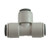 Union Tee, 3/8", Gray Acetal, John Guest Union Tee, 3/8", Gray Acetal, John Guest