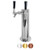 16" High, 3" CYLINDER, 2-Tap, 304 SS Shank/Faucet, Air Cooled 16" High, 3" CYLINDER, 2-Tap, 304 SS Shank/Faucet, Air Cooled