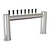 Stainless Steel Tower 4" legs, 3" body, UBC METRO 8 Taps, COMPLETE Stainless Steel Tower 4" legs, 3" body, UBC METRO 8 Taps, COMPLETE