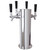 14" High, 4" CYLINDER, 4-Tap, 304 SS Shank/Faucet, Air Cooled