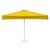Square Market Umbrella - 10 ft x 10 ft, Metal frame with base, Polyester canopy Square Market Umbrella - 10 ft x 10 ft, Metal frame with base, Polyester canopy