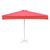 Square Market Umbrella - 10 ft x 10 ft, Metal frame with base, Polyester canopy Square Market Umbrella - 10 ft x 10 ft, Metal frame with base, Polyester canopy