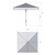 Square Market Umbrella - 10 ft x 10 ft, Metal frame with base, Polyester canopy Square Market Umbrella - 10 ft x 10 ft, Metal frame with base, Polyester canopy