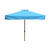 Square Patio Umbrella - 1.8mx1.8m, Metal frame, Polyester canopy