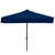 Square Patio Umbrella - 1.8mx1.8m, Metal frame, Polyester canopy