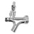 Domestic Faucet, Polished Stainless Steel, Self Closing Domestic Faucet, Polished Stainless Steel, Self Closing