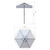 Round Patio Umbrella - 6 ft (6 ribs), Metal frame, Polyester canopy