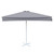 Square Market Umbrella - 7 ft x 7 ft, Metal frame with base, Polyester canopy