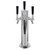 14" High, 3" CYLINDER, 3-Tap, SS Shank/Faucet, Air Cooled