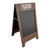 A-Frame Folding Chalkboard, Wooden Frame A-Frame Folding Chalkboard, Wooden Frame