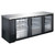 Back Bar, 3 Glass Doors, 90" wide, 27" Deep