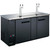 Large Kegerator, 2 doors, 69" Wide, 27” Deep, 2-Tap Towers