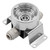 Brass Cap for Cleaning Panel, D-type, Chrome Plated, UBC