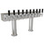Double Pedestal Tower, 3'' Tubes, 10-Taps, 304 SS Shanks, GLYCOL Cooled Double Pedestal Tower, 3'' Tubes, 10-Taps, 304 SS Shanks, GLYCOL Cooled