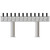 DOUBLE Pedestal Tower, 4'' Tubes,  12-Taps, 304 SS Shanks, GLYCOL Cooled DOUBLE Pedestal Tower, 4'' Tubes,  12-Taps, 304 SS Shanks, GLYCOL Cooled