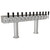 DOUBLE Pedestal Tower, 4'' Tubes,  12-Taps, 304 SS Shanks, GLYCOL Cooled DOUBLE Pedestal Tower, 4'' Tubes,  12-Taps, 304 SS Shanks, GLYCOL Cooled