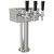 Tee Box Tower, 3'' Pedestal Tube,  3-Taps, 304 SS Shanks, Glycol Cooled Tee Box Tower, 3'' Pedestal Tube,  3-Taps, 304 SS Shanks, Glycol Cooled