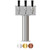 Tee Box Tower, 3'' Pedestal Tube,  3-Taps, 304 SS Shanks, Glycol Cooled Tee Box Tower, 3'' Pedestal Tube,  3-Taps, 304 SS Shanks, Glycol Cooled